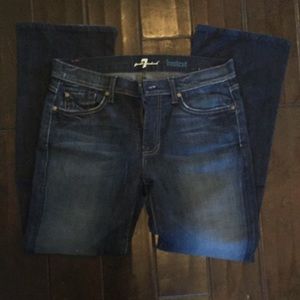 7 for all mankind blue jeans